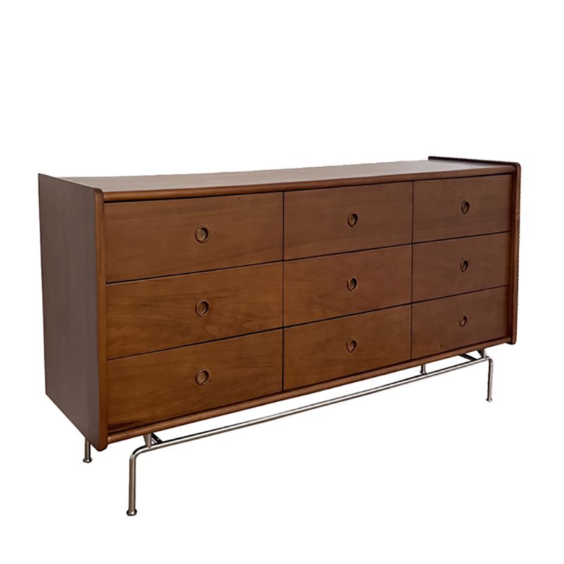 Modern Dresser Solid Wood Storage Chest Dresser with 9/6/5 Drawers