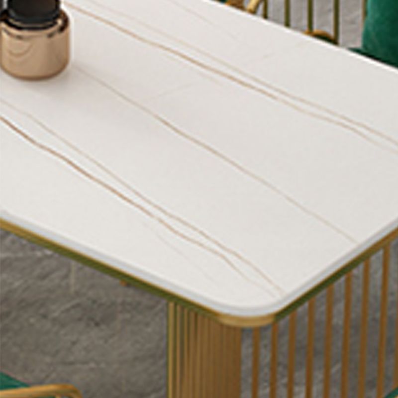 Rectangle Dining Table Traditional Luxury Double Pedestal Dining Table for Dining Room