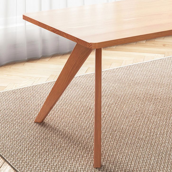 Rectangle Dining Set 1/2/5 Pcs Solid Wood Dining Table and Chairs