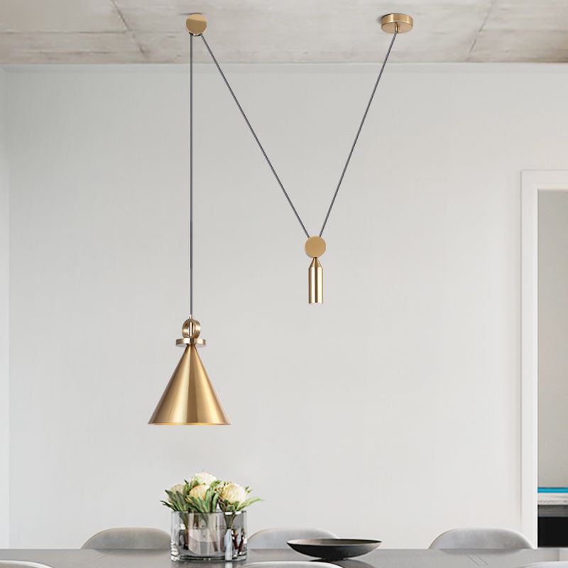 Metal Hanging Light Postmodern Style Pendant Light Cafe Shop Hanging Light
