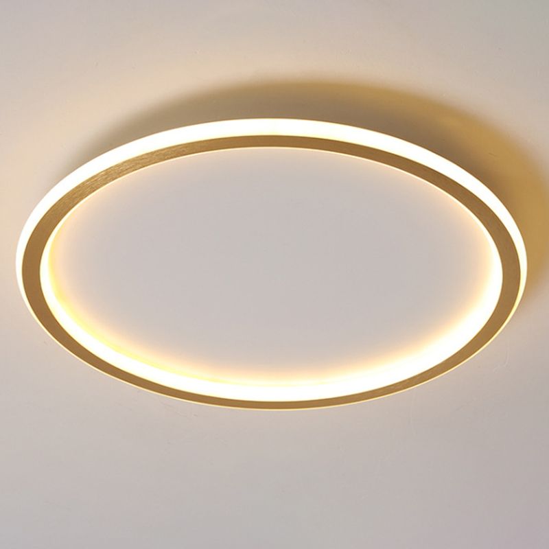 Ronde inbouwverlichtingsarmaturen Aluminium moderne eenvoud Inbouwlamp voor slaapkamer