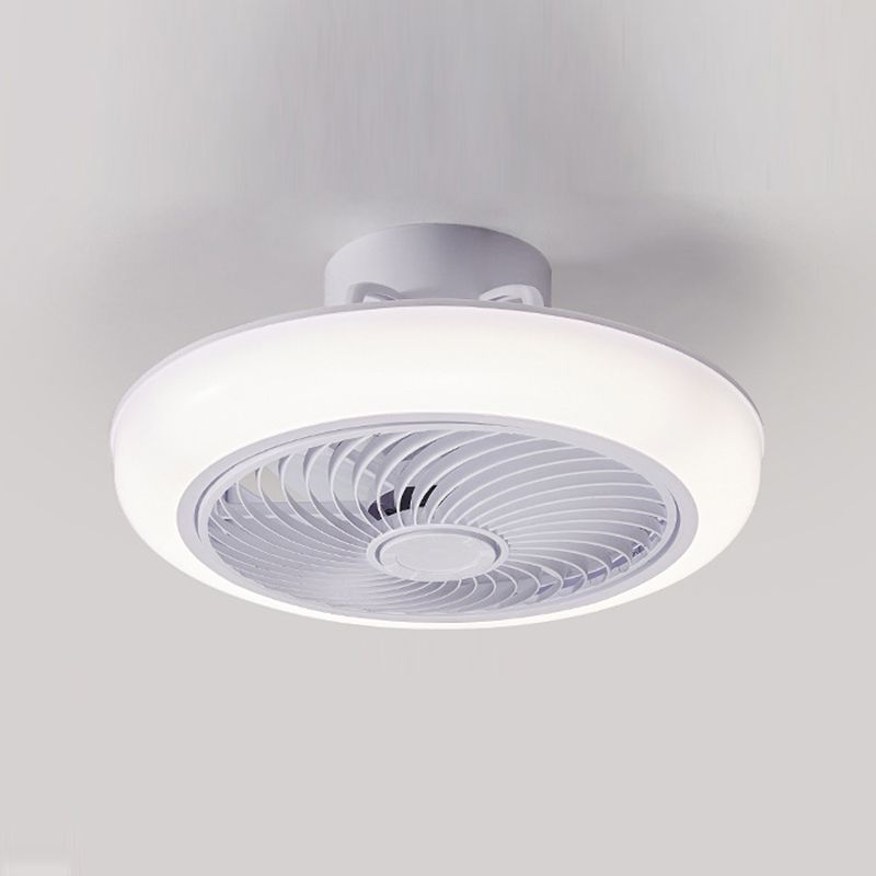 Style simple rond à la lampe à la lampe en acrylique LED à LED à LED en blanc