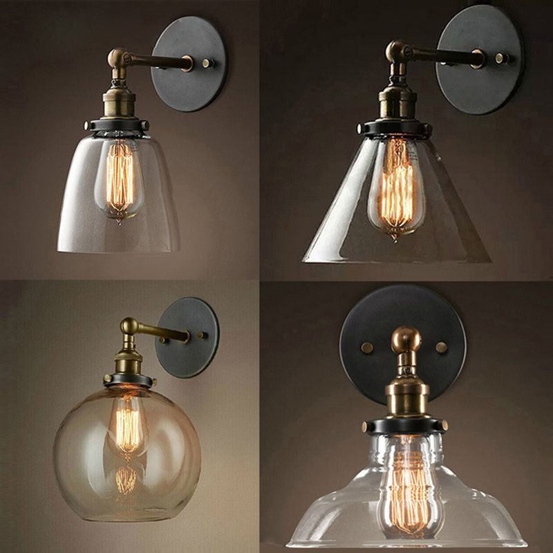 Luminaire de luminaire d'once d'ombrage en verre