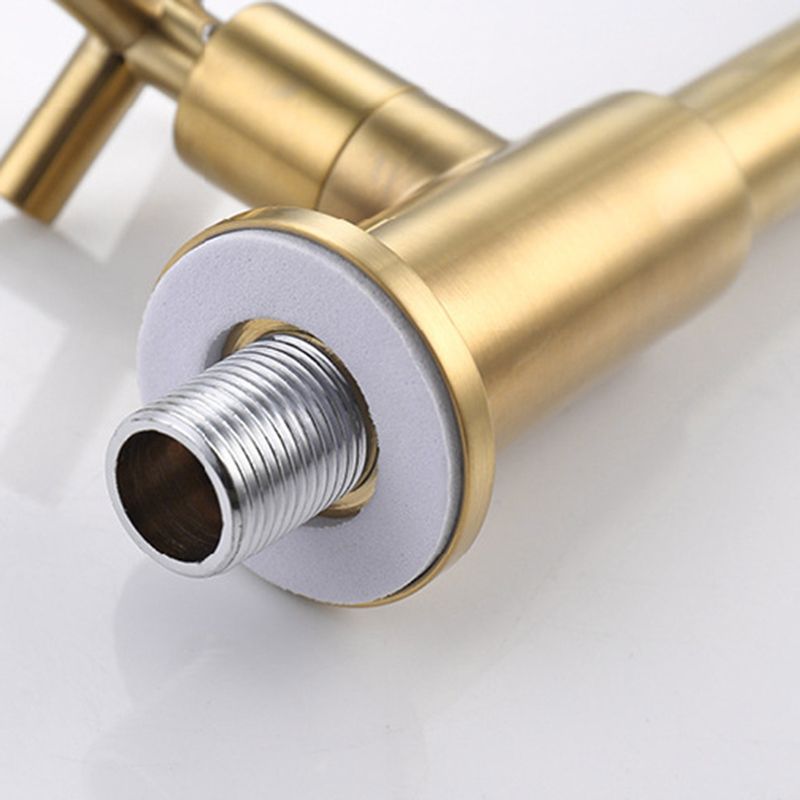 Glam 1-Handle Bathroom Sink Faucet Circular Wall Mounted Bathroom Faucet