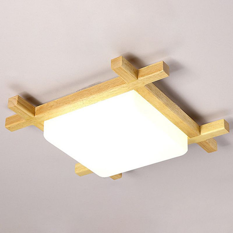 Square Flush Mount Ceiling Light Modernist Acrylic Ceiling Flush Mount for Living Room