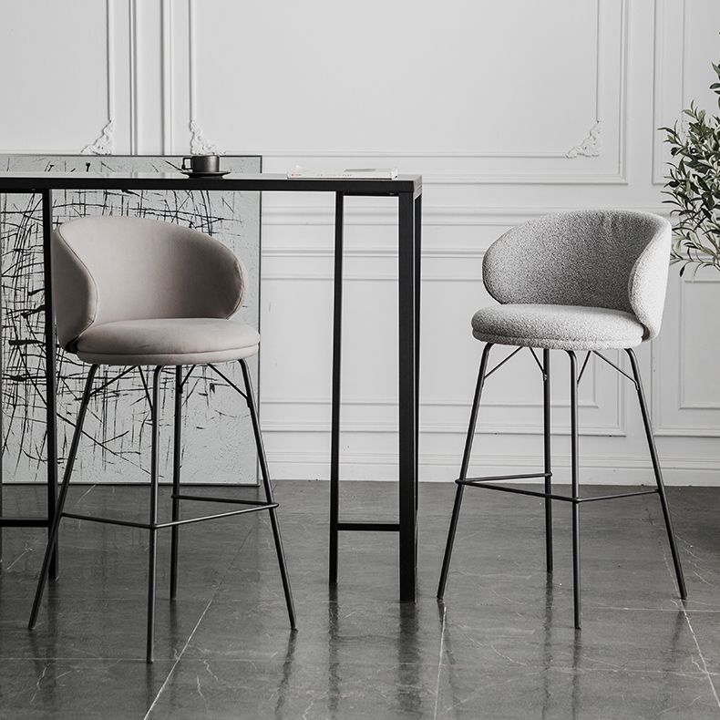 Contemporary Style Bar-stool Metal Counter Bar Stool for Kitchen