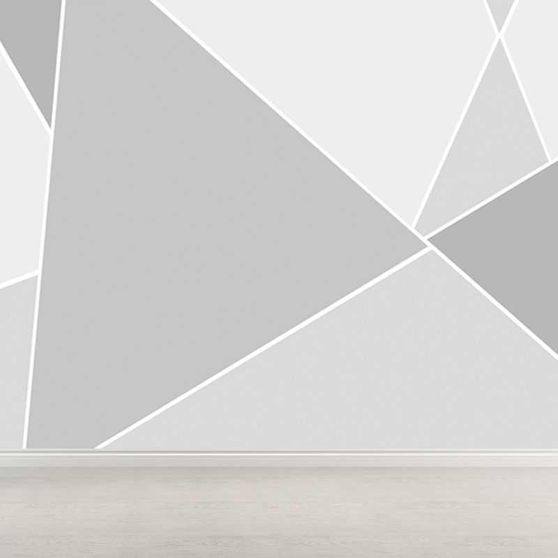 Geometry Mural Decal Modern Decorative Dining Room Wall Decor, Custom Size Available