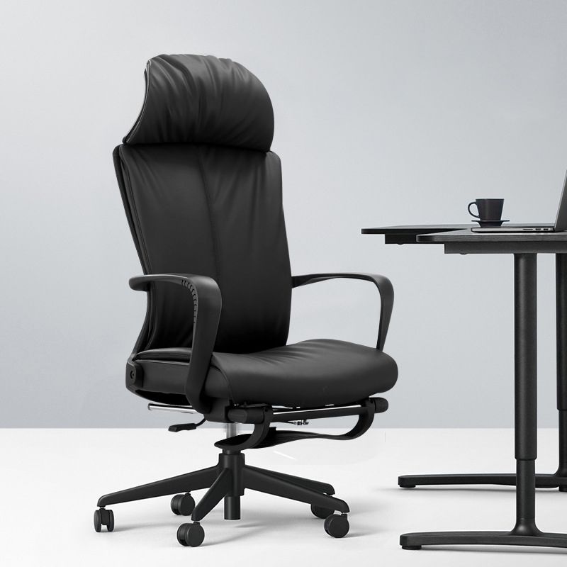 High Back Swivel Office Chair Modern Ergonomic Task Chair with Footrest