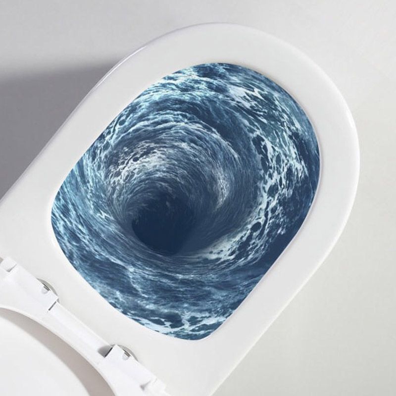 Traditional 1-Piece Toilet Bowl Floor Mounted White Urine Toilet for Bathroom
