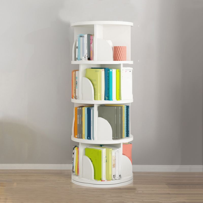 Rotatable Bookcase Contemporary Style Bookshelf for Home Office Study Room
