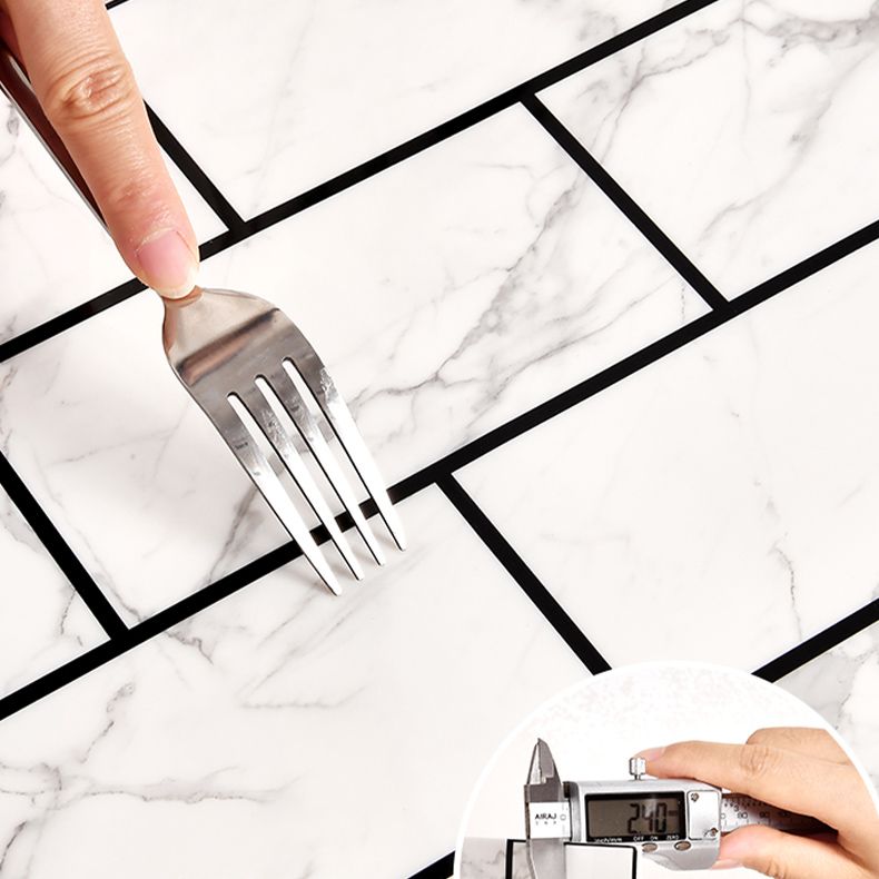 Brick Joint Peel & Stick Tile 12" x 24" Rectangular PVC Wallpaper