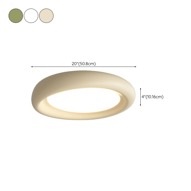Contemporary Resin Flush Mount Ceiling Light Fixture for Bedroom