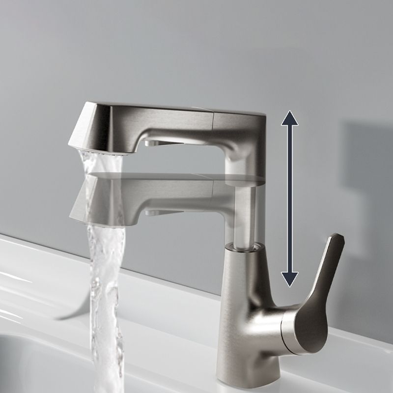 Lever Handles Lavatory Faucet Modern Vessel Sink Bathroom Faucet