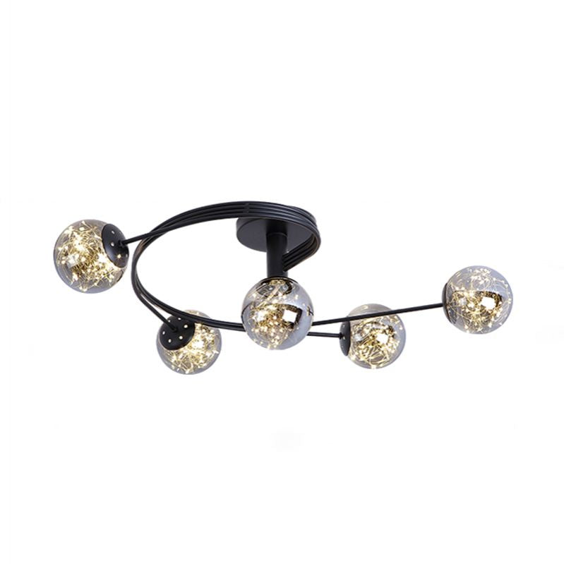 Creative Sputnik Flush Mount Light Contemporary Bedroom Living Room Ceiling Light