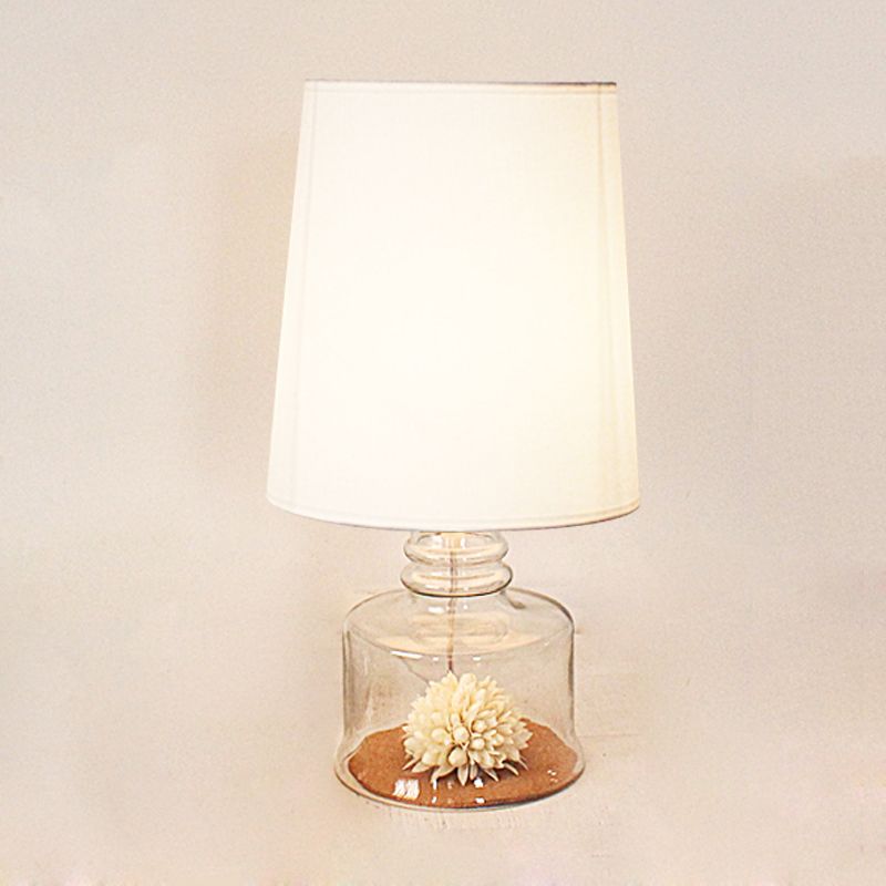 Luce pastorale del tavolo da ristorante in barilotto in tessuto pastorale a 1 tea