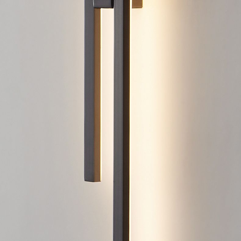 Modernism 2-Light Golden/Black Wall Mounted Sconce LED Linear Wall Light