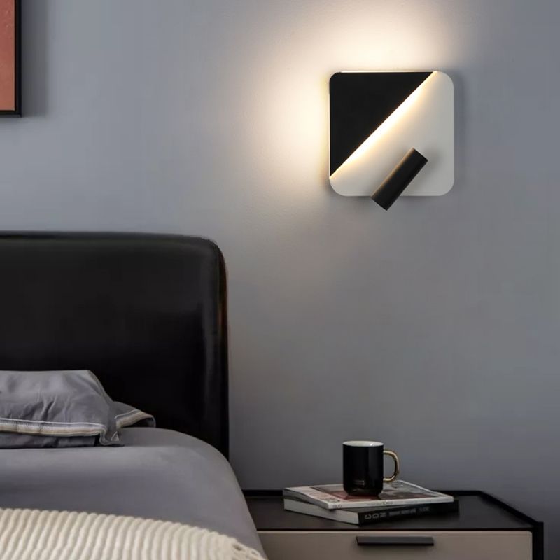 Lampada a parete a muro di geometria a parete di geometria rotabile per soggiorno per soggiorno