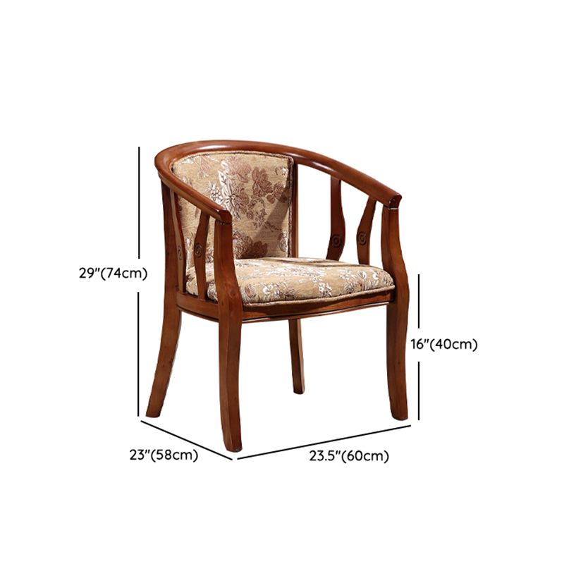 Traditional Dining Chair Solid Wood Dining Arm Chair for Hotel