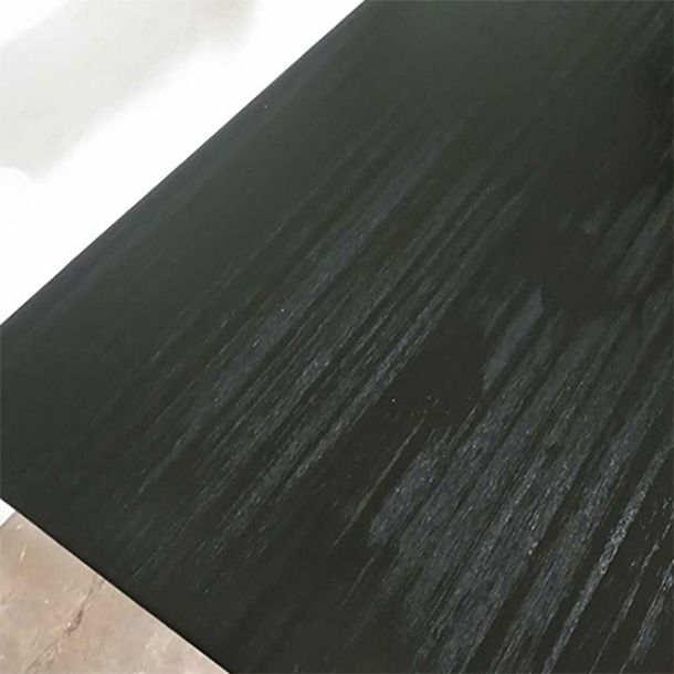 Mesa de comedor de madera sólida Mesa fija industrial para comedor