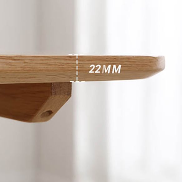 Modern Style Solid Wood Dining Set with Rectangle Shape Table and Double Pedestal Base