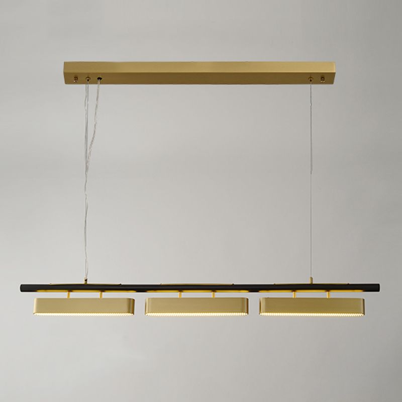 Estilo moderno lineal colgante de metal ligero liviano