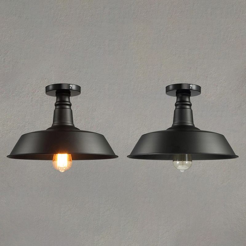 Industrial Ceiling Light Fixture Single Pendant Retro Bedroom Light Room Lighting