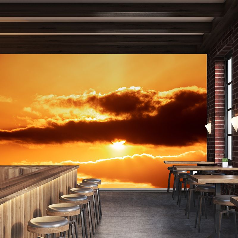 Blue Sky with White Clouds Home Decoration Sitting Room Wall Decor, Waterproofing