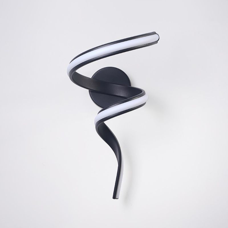 Strip Shape Wall Lamp Modern Wall Mount Lamp with Silica Gel Shade for Bedroom