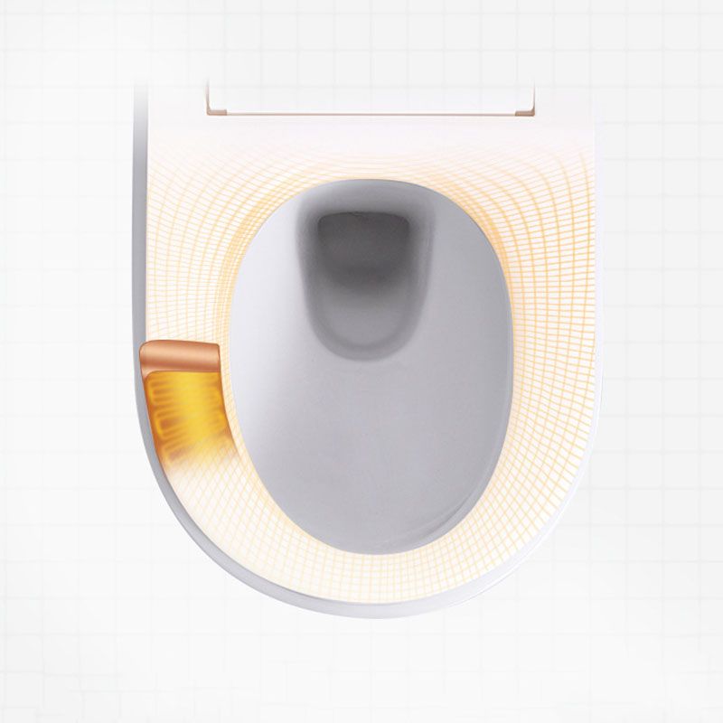 Wall Mount Modern Flush Toilet One-Piece Toilet Toilet Bowl for Washroom
