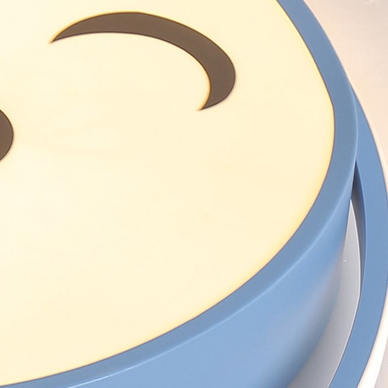 Accesorio de techo LED de delfín acrílico en soporte empotrado de hierro lacado de estilo creativo para niños para dormitorio