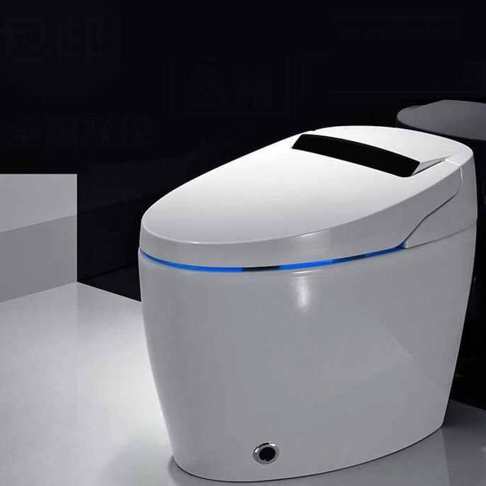 Modern One Piece Toilet Seat Included Floor Mounted Toilet Bowl for Washroom