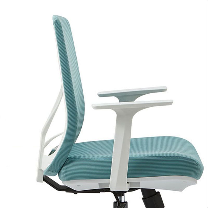 Modern Desk Chair Mesh Computer Chair Mid-Back Chair with Wheels