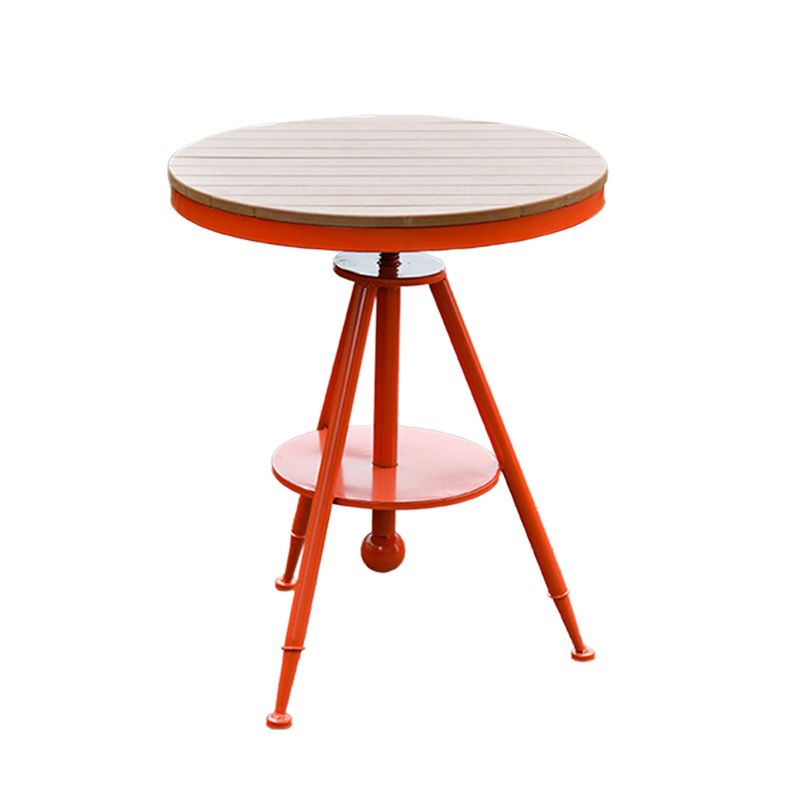 Industrial 1/3/4 Pieces Metal Dining Set Reclaimed Wood Table Set for Outdoor