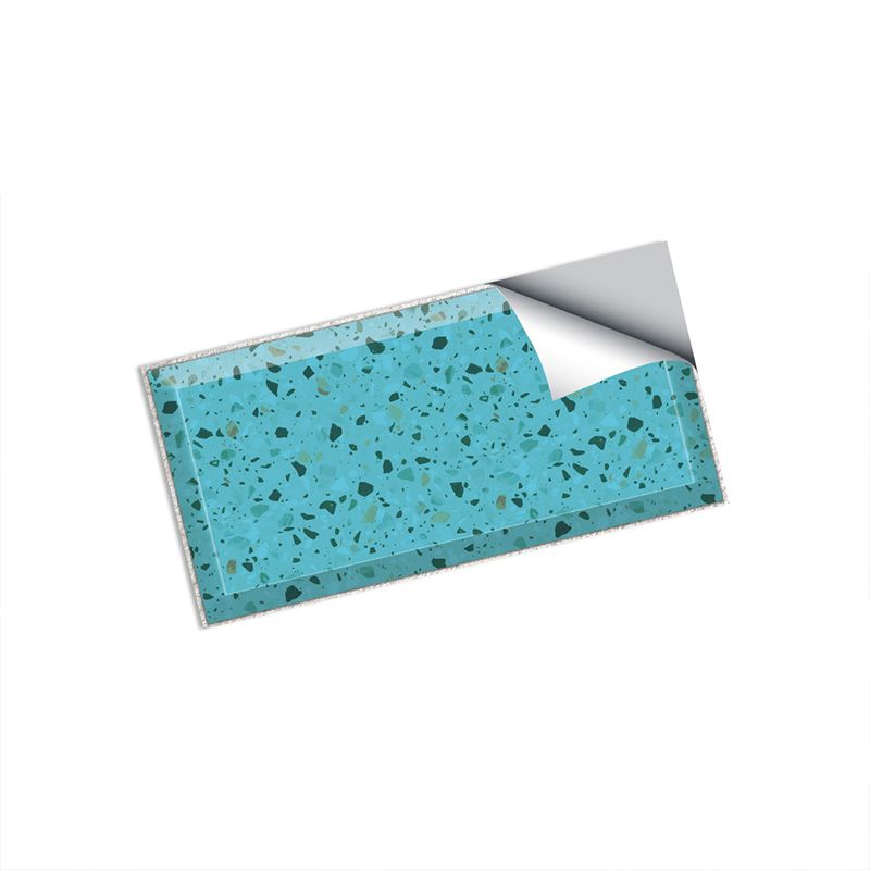 Dark Color Terrazzo Brick Wallpapers Peel and Stick Modernist Kitchen Wall Covering