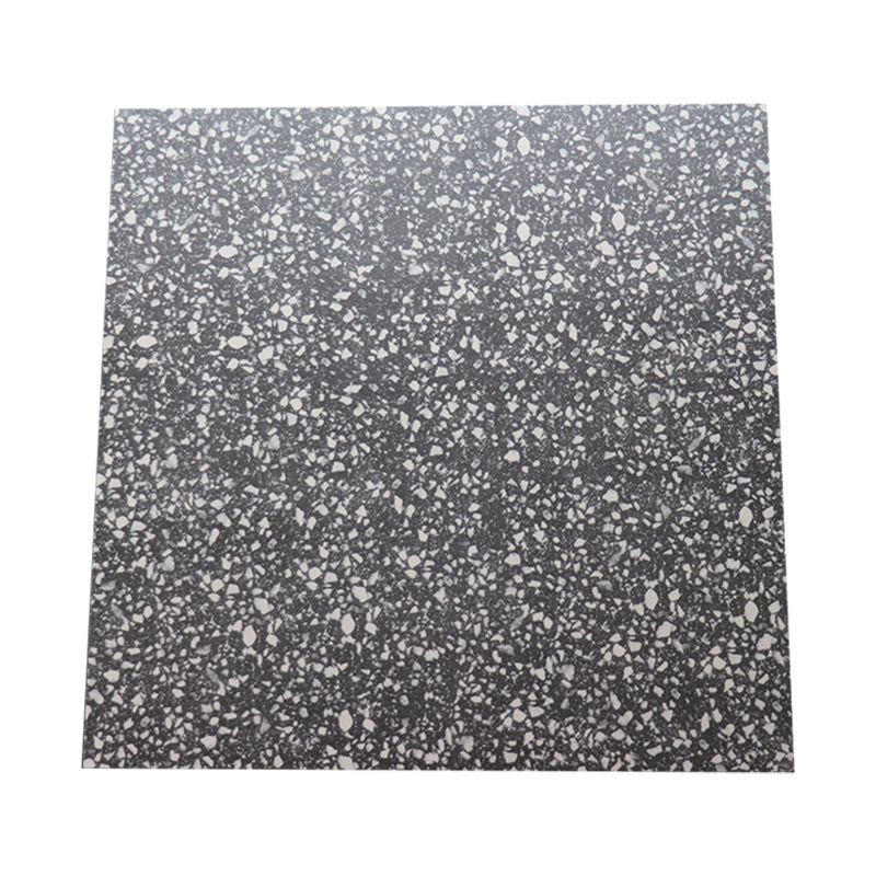 Square Gray Tile Stacked Stone Pattern Matte Floor Wall for Drawing Room