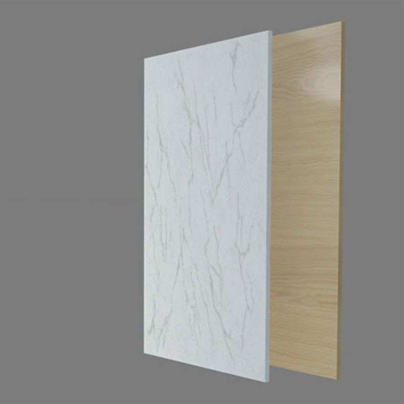 11.8"H Modern Sled Metal Base Square Top Coffee Table for Apartment