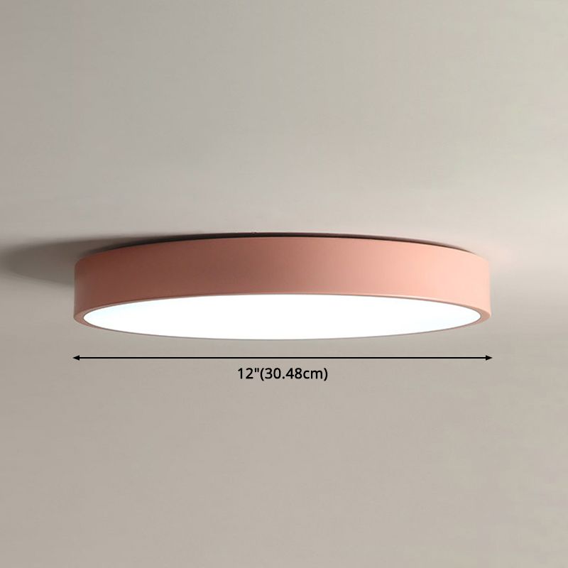 LED-inbouwlamp in Scandinavische stijl, cirkelvormige inbouwverlichting met acrylkap