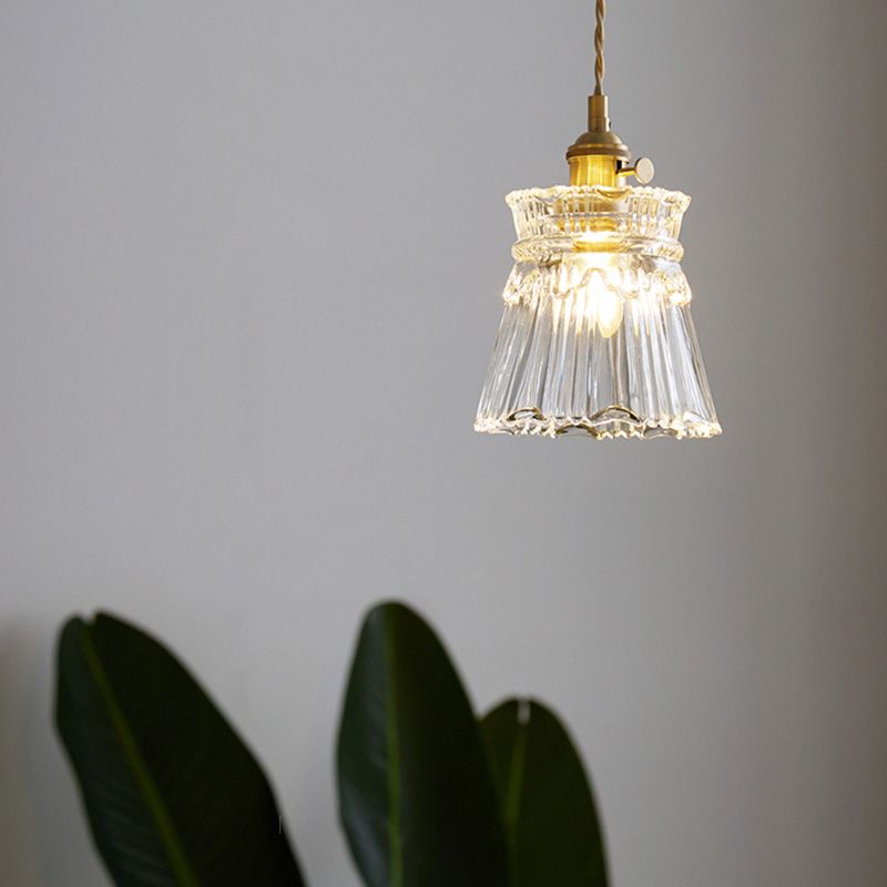 Lampada a sospensione a sospensione a testa singola ottone per cucina il ristorante da cucina