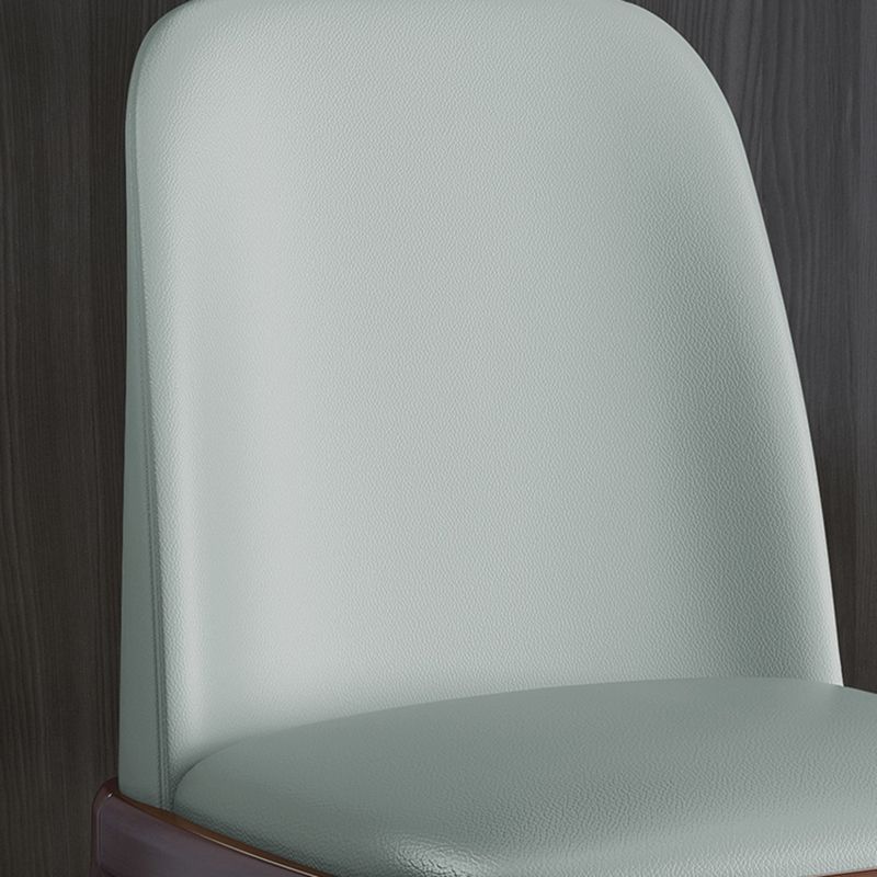 Ensemble de chaises scandinaves en bois d'hévéa, chaise de salle à manger à dossier solide (Ensemble de 2)