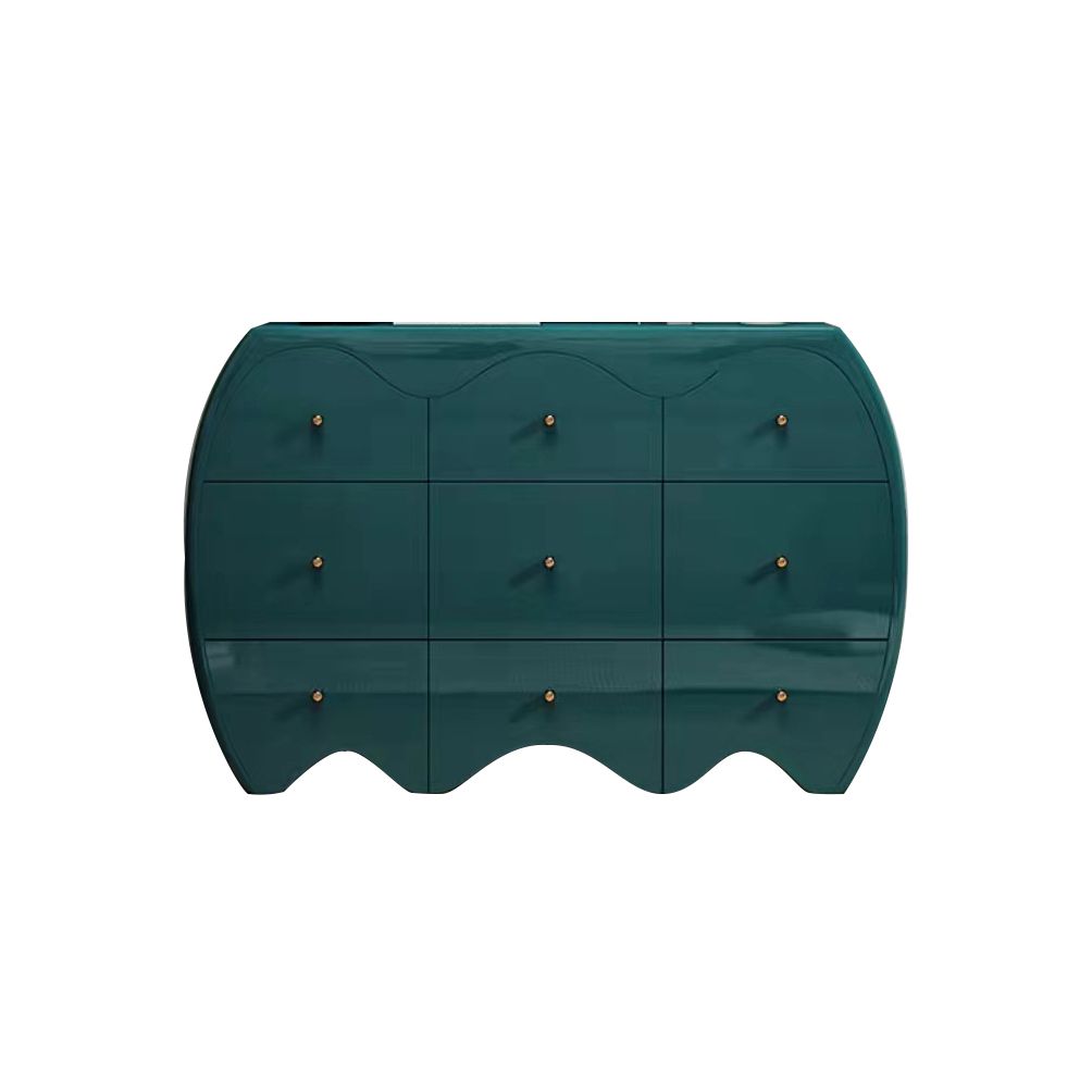 Classic Storage Chest Glam Storage Chest Dresser with 9 Drawers , 15.6 Inch Width