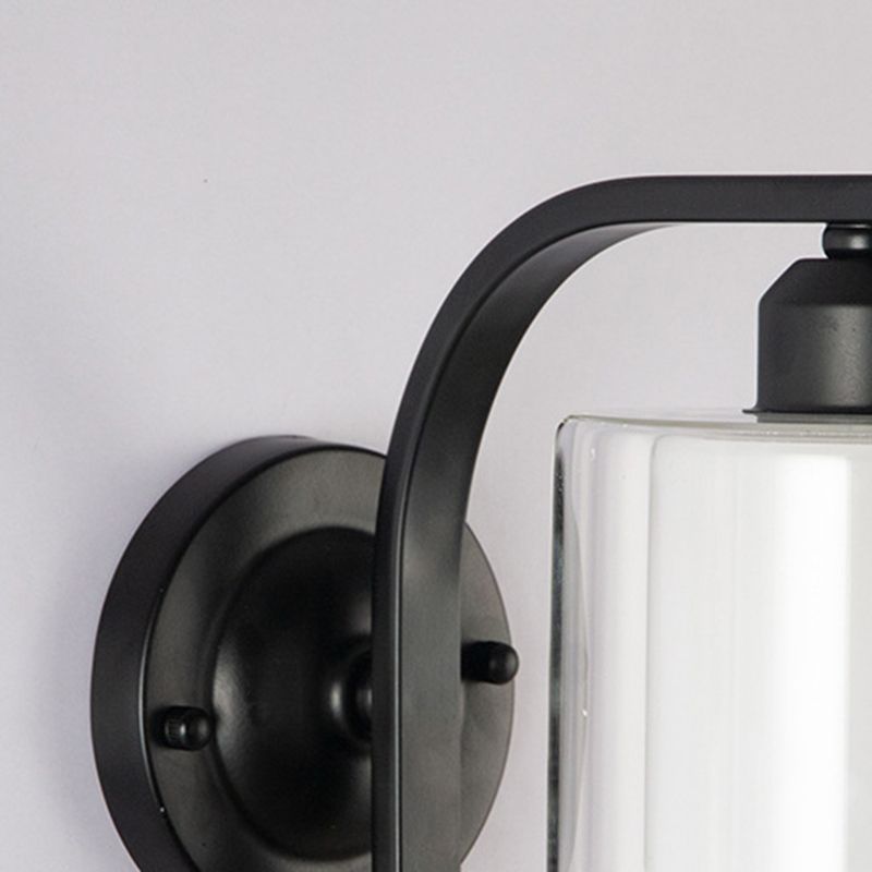 1-Licht-Halbzylinder Wandleuchte modern