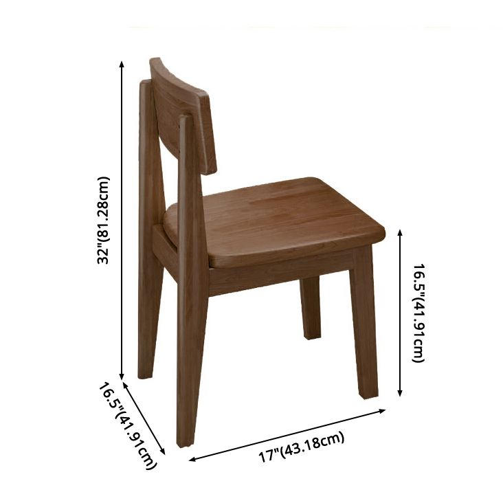 Traditional Style Standard Height Solid Wood Dining Table Rectangle Dining Room Set For Home