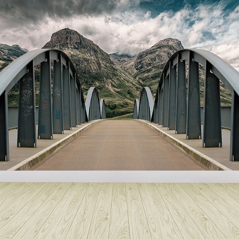 Environment Friendly Mural Wallpaper Industrial Style Space Extension Mural for Wall Decor