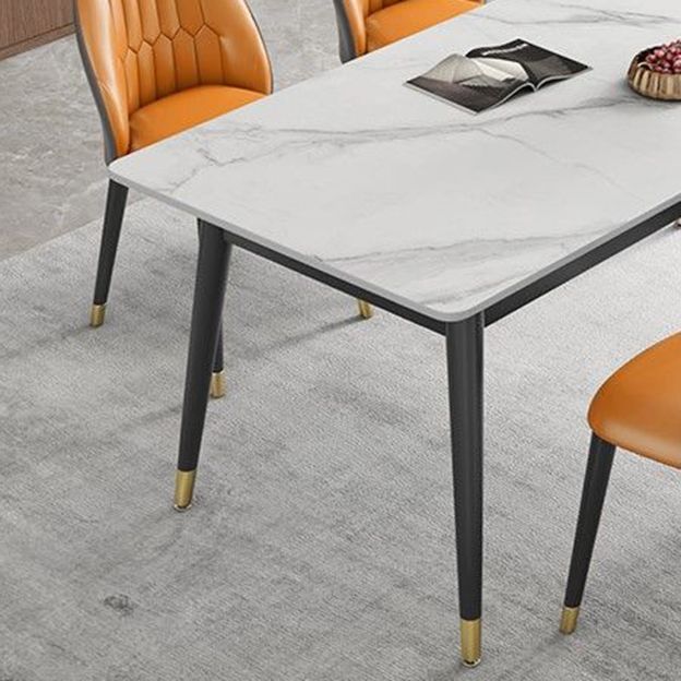 Glam Style 1/2/3/5/7 Pieces Dining Set Sintered Stone Dining Table Set for Home Use