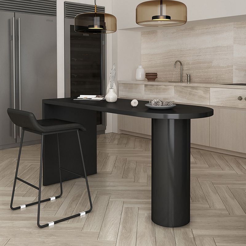 Contemporary Style Wooden Bar Counter Table Rectangle Bar Counter Table for Kitchen