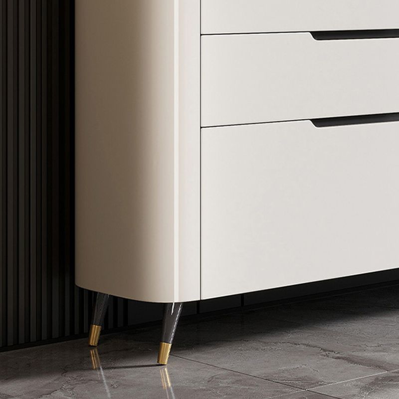 Contemporary Sideboard Buffet Stone Sideboard Table with Drawers for Kitchen