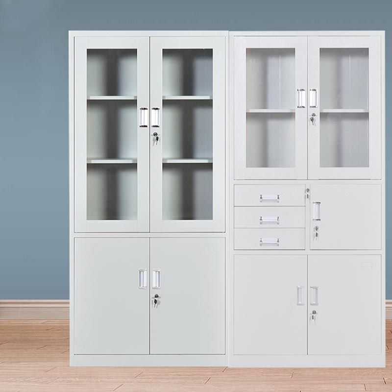 Contemporary Hinged Wardrobe Armoire Steel Wardrobe Cabinet for Home