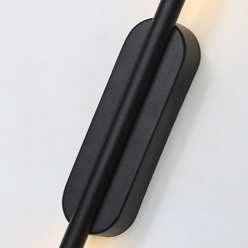 Modern Style Linear Shape Wall Sconce Metal Wall Lighting for Bedroom