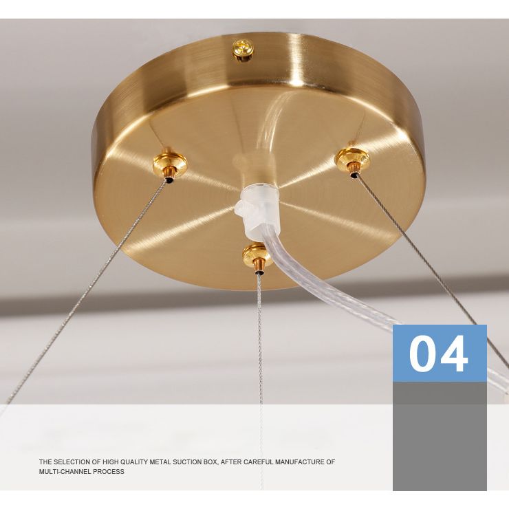 Molecule Island Lighting Fixture Nordic Style Glass Gold Island Chandelier Light