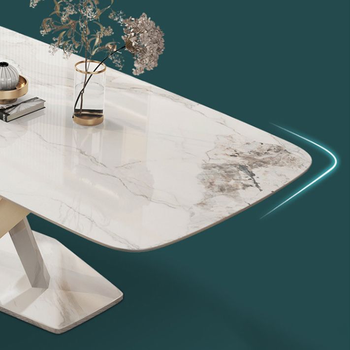 Glam Style Sintered Stone Dining Set 1/4/5/7/9 Pieces Dining Set